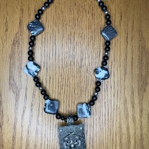 Western necklace with pendant